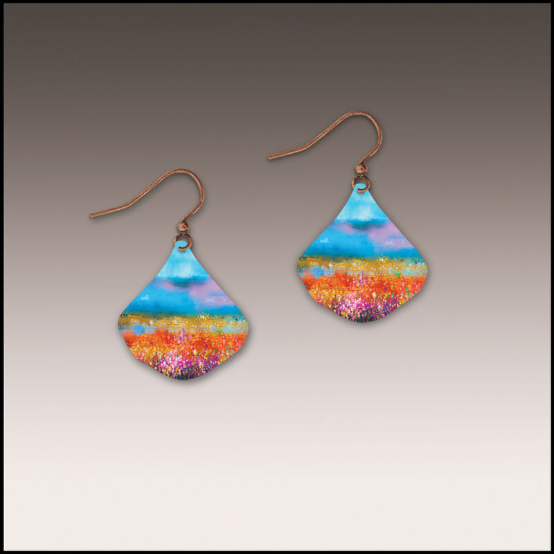 DC Designs - Summer Horizon Small Wide Teardrop Earrings - product image 