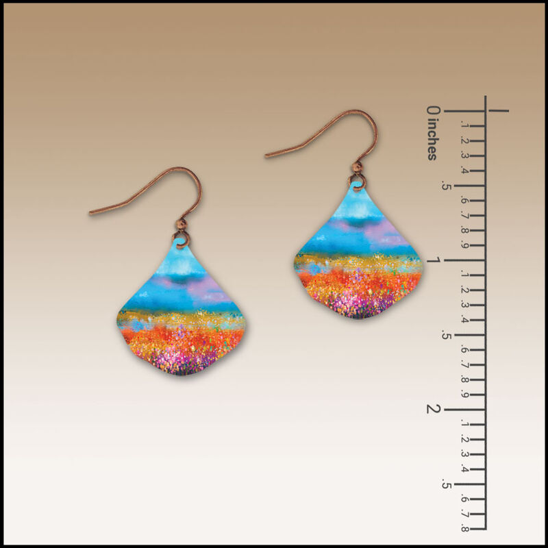 DC Designs - Summer Horizon Small Wide Teardrop Earrings - product image 