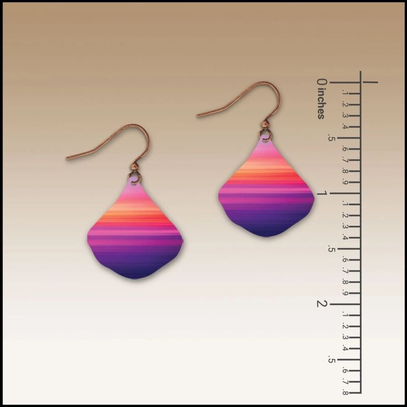 DC Designs - Sunset Beach Small Wide Teardrop Earrings - product image 