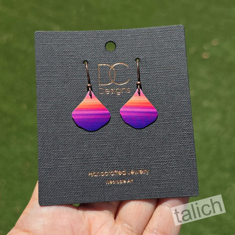 DC Designs - Sunset Beach Small Wide Teardrop Earrings - product image 