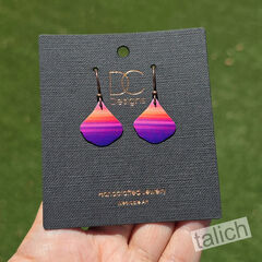 DC Designs - Sunset Beach Small Wide Teardrop Earrings - product images 3 of 4
