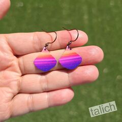 DC Designs - Sunset Beach Small Wide Teardrop Earrings - product images 4 of 4