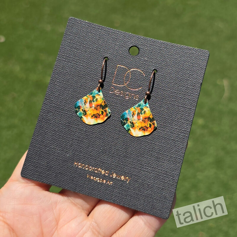 DC Designs - Sienna Canopy Small Wide Teardrop Earrings - product image 