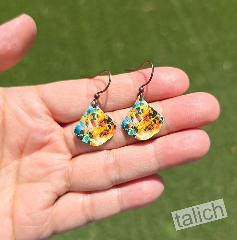 DC Designs - Sienna Canopy Small Wide Teardrop Earrings - product image 