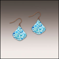 DC Designs - Resort Glass Small Wide Teardrop Earrings - product images 1 of 4