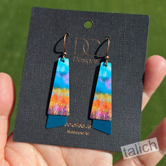 DC Designs - Summer Horizon Layered Long Drop Earrings - product images 3 of 4