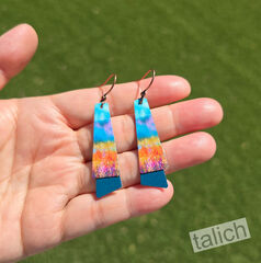 DC Designs - Summer Horizon Layered Long Drop Earrings - product images 4 of 4