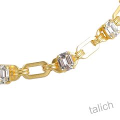 Catherine Popesco Slender Chain Bracelet with Five Small Crystal Stations - product images 4 of 6