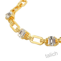 Catherine Popesco Slender Chain Bracelet with Five Small Crystal Stations - product images 2 of 6