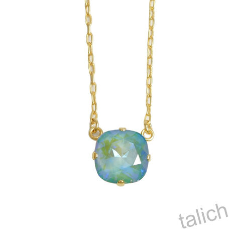 Catherine,Popesco,Classic,Crystal,Necklace,in,Sage,Catherine Popesco Classic Crystal Necklace in Sage,  La Vie Parisienne Necklace, Catherine Popesco Jewelry, Catherine Popesco Paris