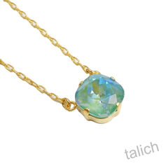 Catherine Popesco Classic Crystal Necklace in Sage - product images 3 of 7