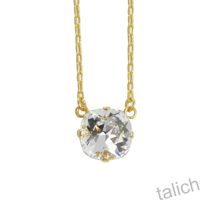 Catherine Popesco Classic Crystal Necklace in Clear - product image 