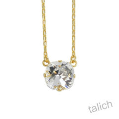 Catherine Popesco Classic Crystal Necklace in Clear - product images 1 of 7