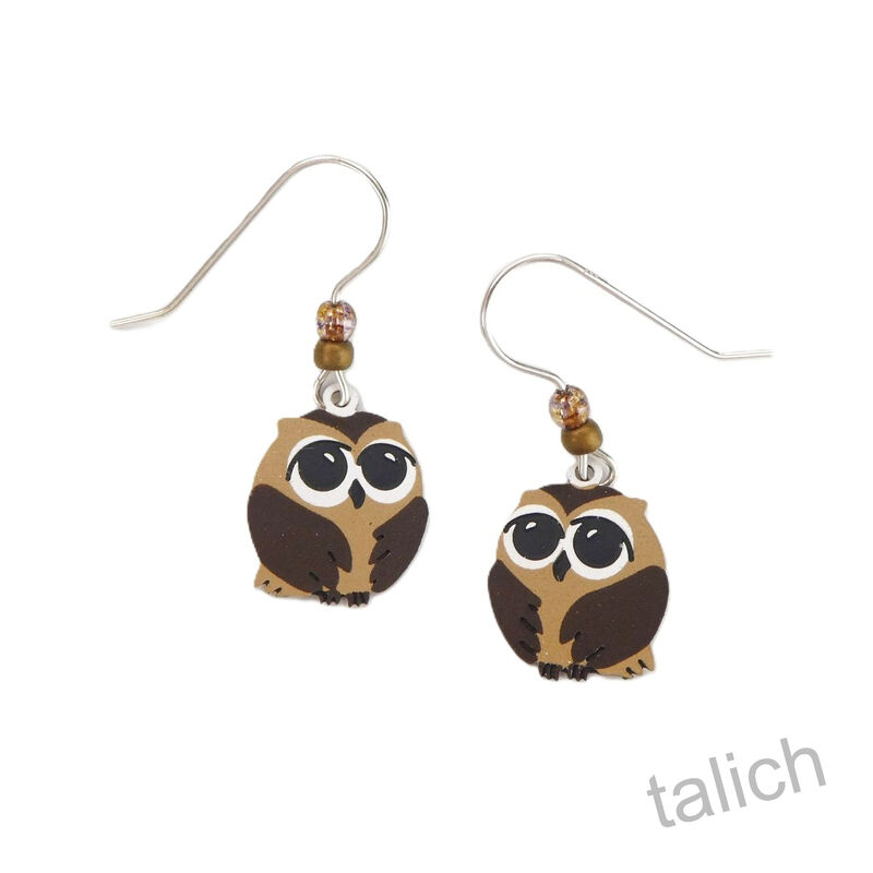 Sienna sky Earrings - Brown Owl - product image 