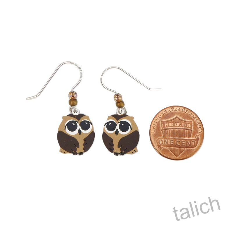 Sienna sky Earrings - Brown Owl - product image 