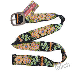 Jenny Krauss Southwest Walkabout Floral Embroidered Wool Belt - product images 2 of 8