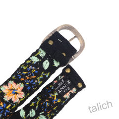 Jenny Krauss Southwest Walkabout Floral Embroidered Wool Belt - product images 7 of 8