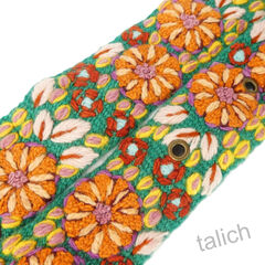 Jenny Krauss Autumn Sonata Floral Embroidered Wool Belt - product images 10 of 11