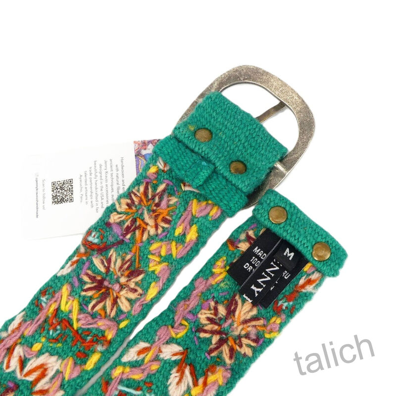Jenny Krauss Autumn Sonata Floral Embroidered Wool Belt - product image 