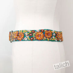 Jenny Krauss Autumn Sonata Floral Embroidered Wool Belt - product images 4 of 11