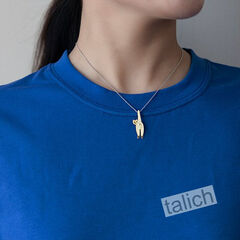 Gold Plated or Sterling Silver Head Turning Male Cat Pendant Necklace - product images 3 of 5
