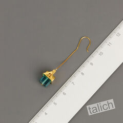 Gold Plated or Sterling Silver Little House Long Threader Earrings  - product images 4 of 11