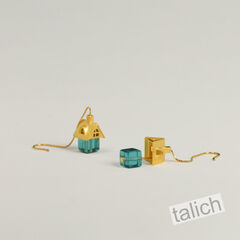 Gold Plated or Sterling Silver Little House Long Threader Earrings  - product images 6 of 11