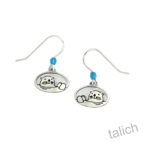 Sienna,Sky,Earrings,-,Sea,Otter,in,Oval,Frame,Sienna Sky Earrings, Adajio earrings Sienna Sky, Sienna Sky Colorado