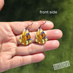 DC Designs - Calla Lily Teardrop Earrings - product images 2 of 4