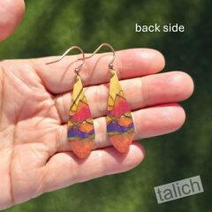 DC Designs - Desert Mountains Art Print Long Teardrop Earrings - product images 4 of 4