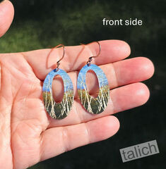 DC Designs - Winter Aspen Open Oval Earrings - product images 2 of 4