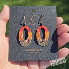 DC Designs - Sienna Forest Open Oval Earrings - product images 4 of 4