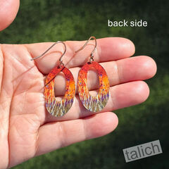 DC Designs - Sienna Forest Open Oval Earrings - product images 3 of 4