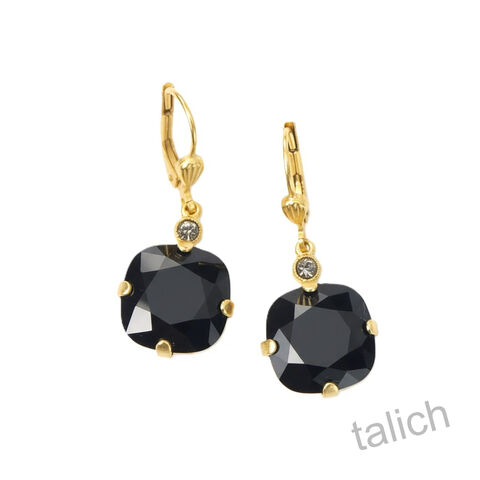 Catherine,Popesco,Large,Crystal,Earrings,in,Black,Jet,Catherine Popesco Earrings, La Vie Parisienne Earrings, Catherine Popesco Jewelry, Catherine Popesco Paris
