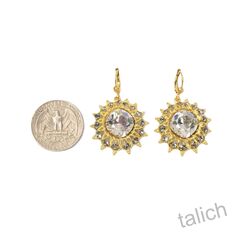 Catherine Popesco Crystals Starburst Earrings in Shade - product images 3 of 4
