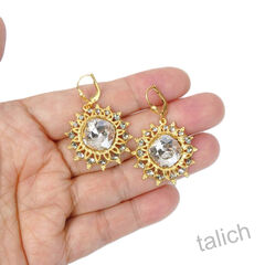 Catherine Popesco Crystals Starburst Earrings in Shade - product images 4 of 4