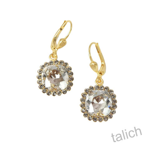 Catherine,Popesco,Stone,Border,Crystal,Earrings,in,Shade,Catherine Popesco earrings, La Vie Parisienne earrings, Catherine Popesco Jewelry, Catherine Popesco Paris