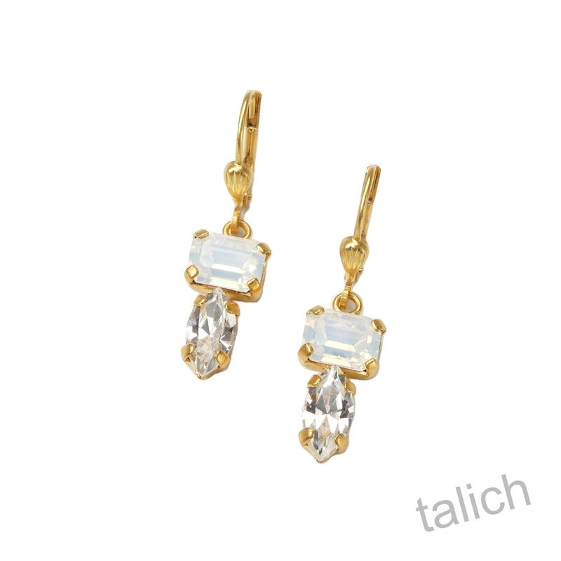 Catherine Popesco Odetta Stack Crystals Drop Earrings - product image 