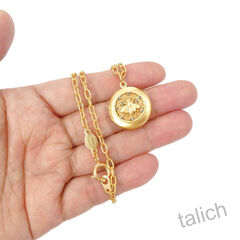 Catherine Popesco Honeycomb Bee Locket Necklace - product images 8 of 8