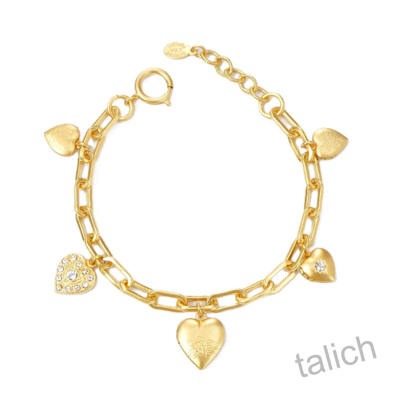 Catherine Popesco Cherished Heart Locket Charm Bracelet - product image 