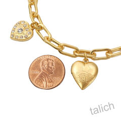 Catherine Popesco Cherished Heart Locket Charm Bracelet - product images 2 of 9