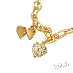 Catherine Popesco Cherished Heart Locket Charm Bracelet - product images 7 of 9