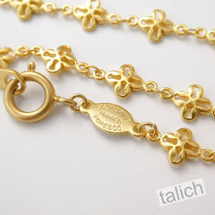 Catherine Popesco Gold Medallion Necklace with Swarovski Crystals - product images 6 of 7