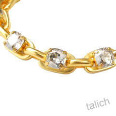 Catherine Popesco Chunky Chain Bracelet with Crystal Stations - product images 3 of 7