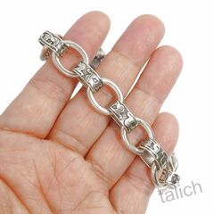 Catherine Popesco 'Baroque' Chunky Chain Toggle Bracelet in Antique Silver - product images 5 of 5
