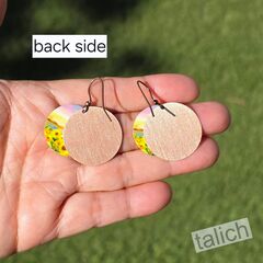 DC Designs - Sunflower Field Layered Copper Disc Earrings FA9RE - product images 4 of 5