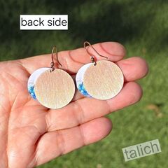 DC Designs - Lovebirds Layered Copper Disc Earrings FA17RE - product images 4 of 5