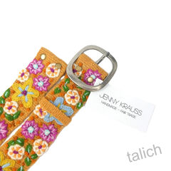 Jenny Krauss In the Garden Floral Embroidered Wool Belt - product images 6 of 9