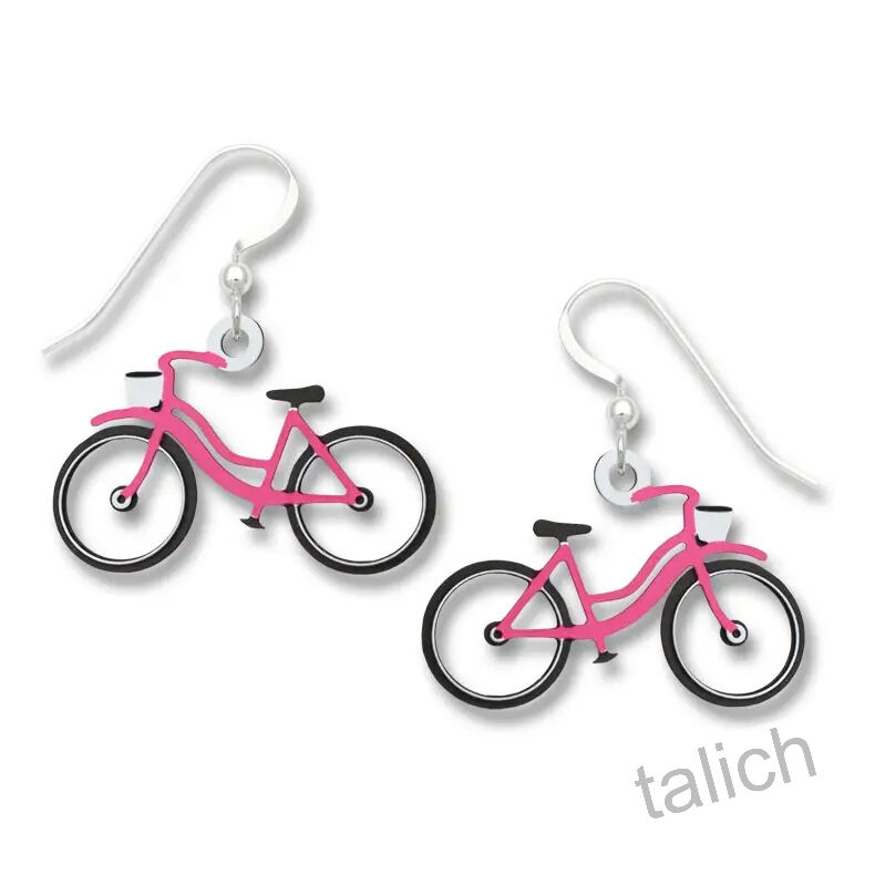 Sienna Sky Earrings - Pink Bicycle - product image 