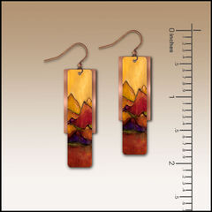 DC Designs - Desert Mountains Copper Accent Layered Earrings - product images 2 of 5